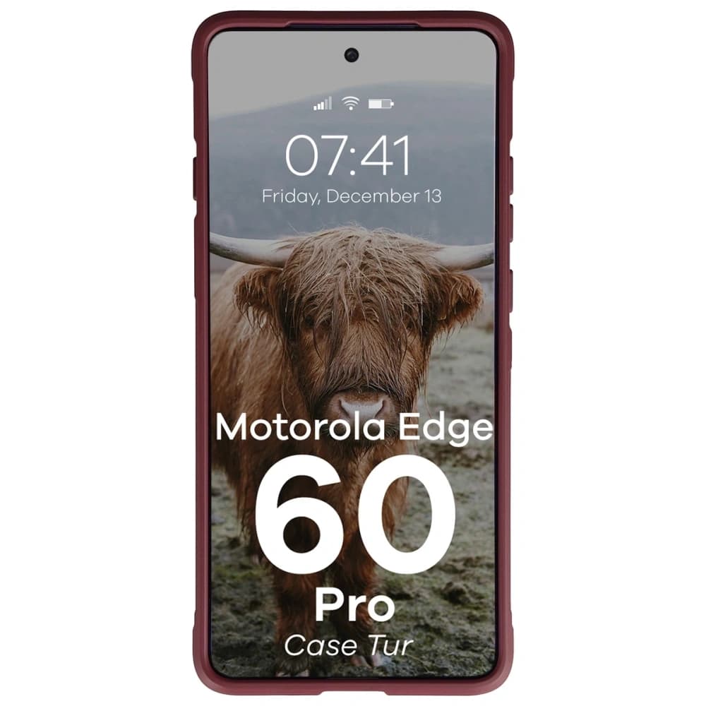 Bizon Case Tur Motorola Edge 60 Pro burgund - 5