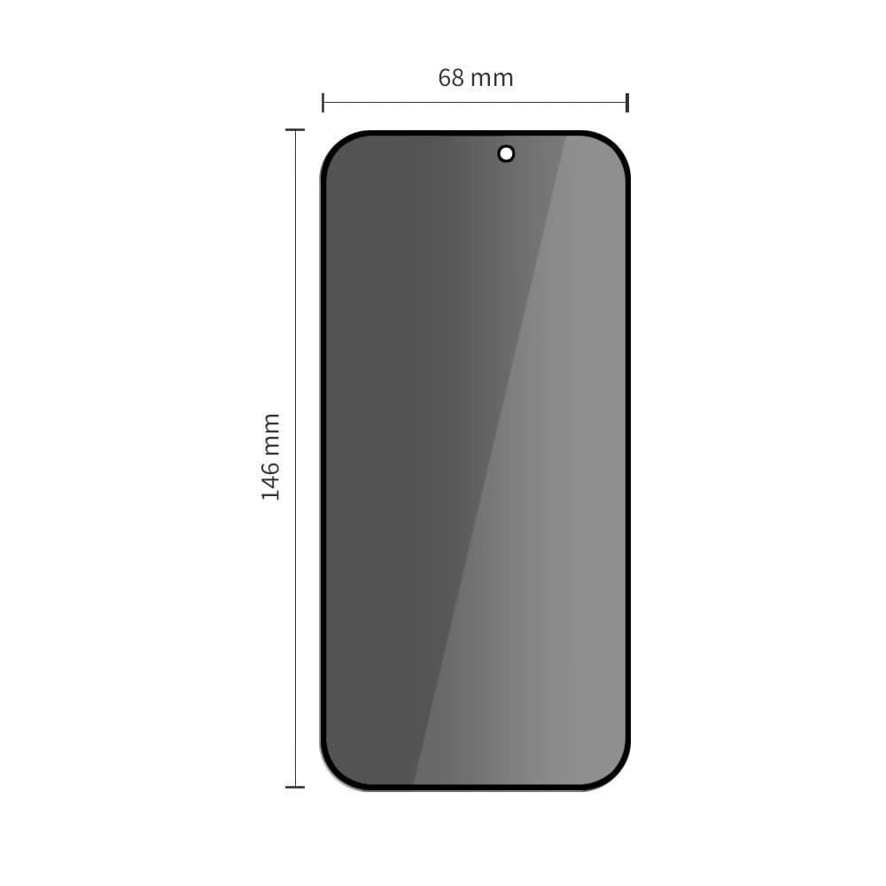 Tech-Protect Quick Set Spy+ Apple iPhone 16 Pro Privacy [2 PACK] - 3