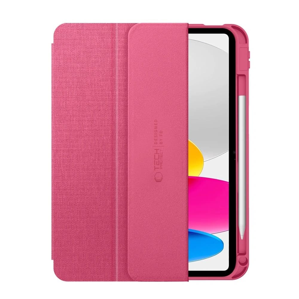 Tech-Protect SmartCase Pen Canvas Apple iPad 10.9" 2022 / 11" 2025 Magenta Bloom - 3