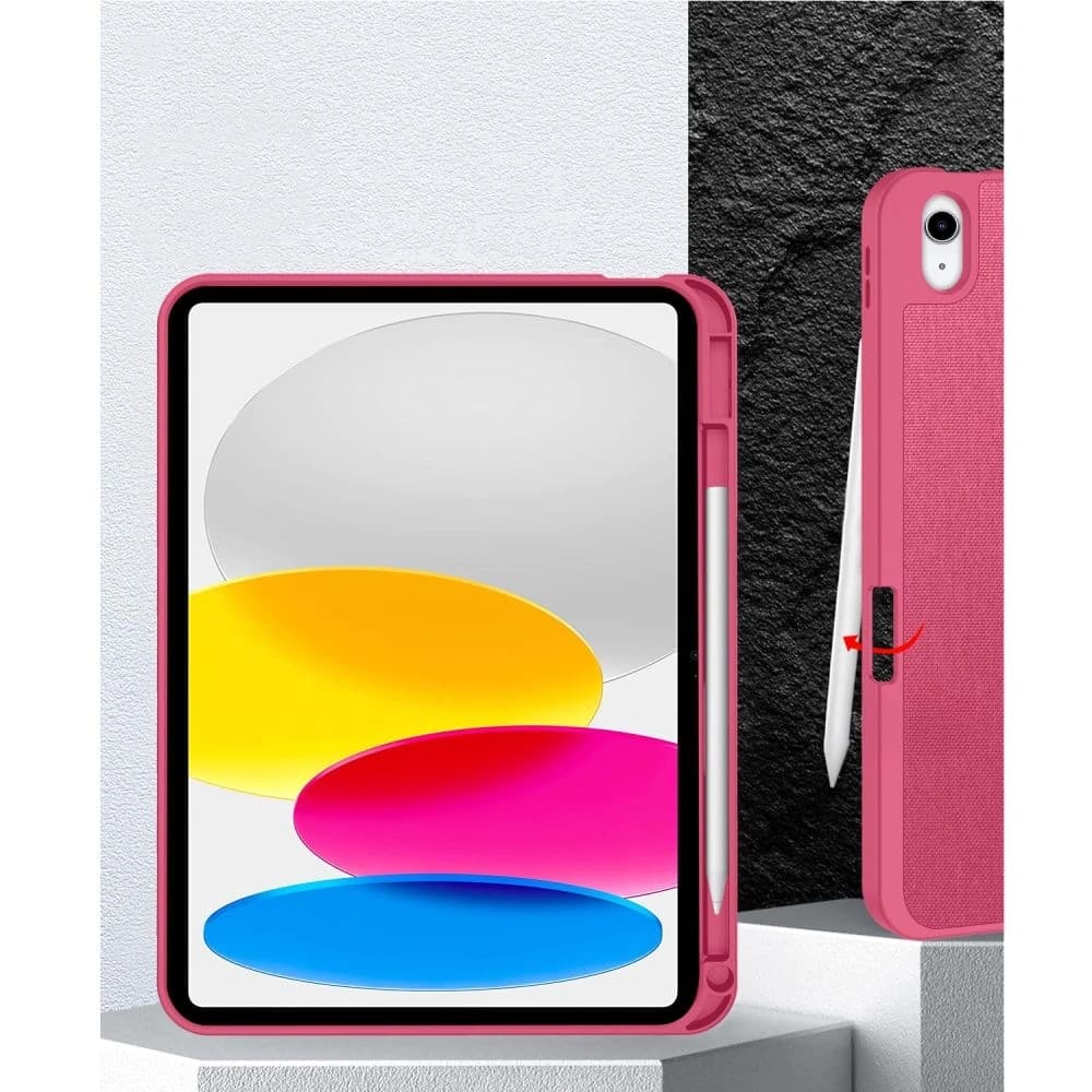 Tech-Protect SmartCase Pen Canvas Apple iPad 10.9" 2022 / 11" 2025 Magenta Bloom - 7