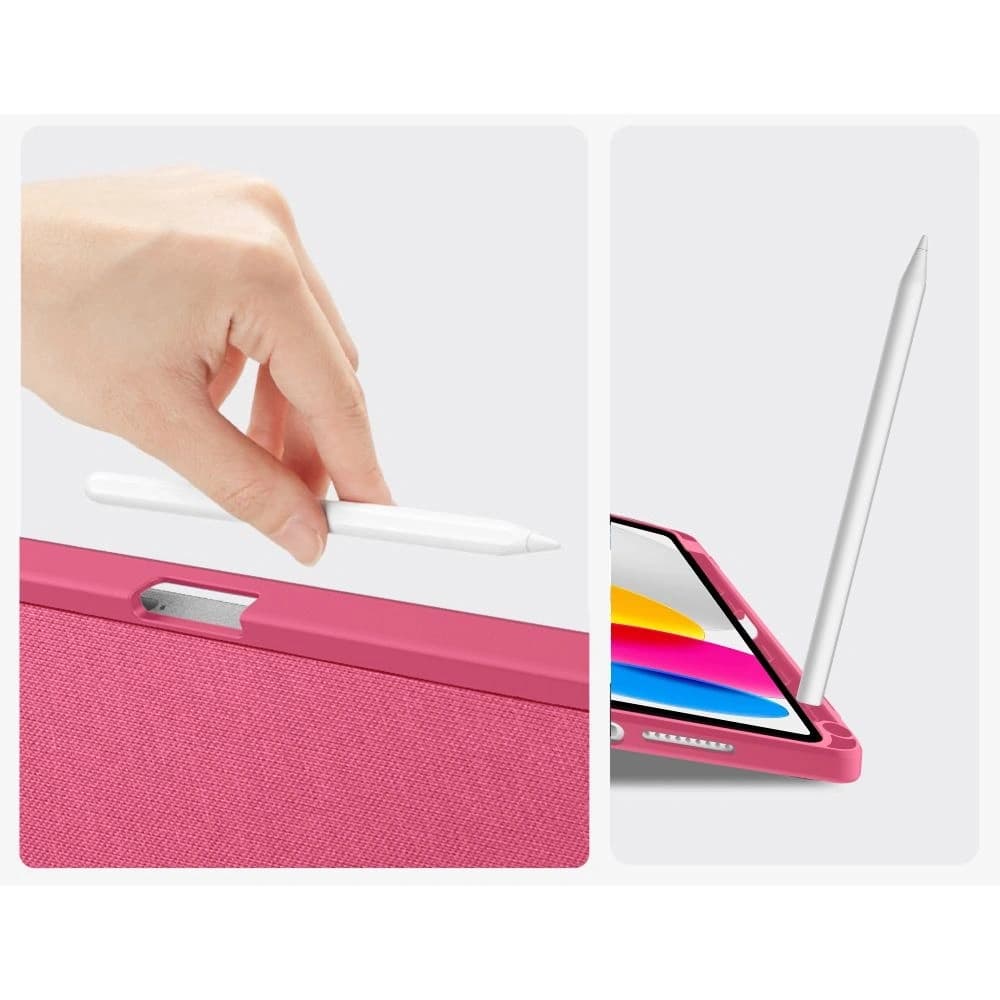 Tech-Protect SmartCase Pen Canvas Apple iPad 10.9" 2022 / 11" 2025 Magenta Bloom - 8