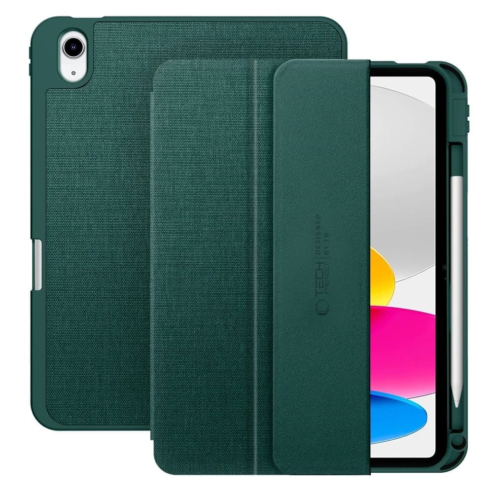 Tech-Protect SmartCase Pen Canvas Apple iPad 10.9" 2022 / 11" 2025 Moss Green - 1
