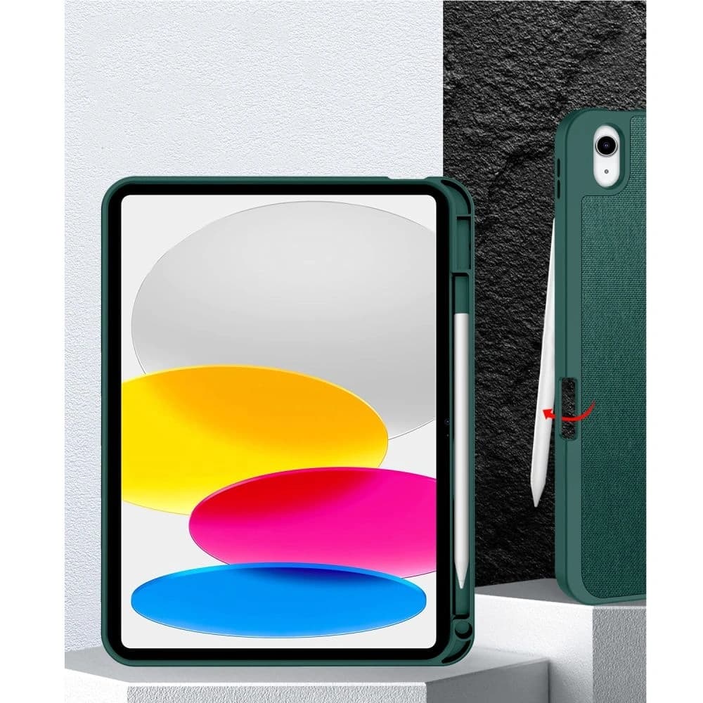 Tech-Protect SmartCase Pen Canvas Apple iPad 10.9" 2022 / 11" 2025 Moss Green - 7