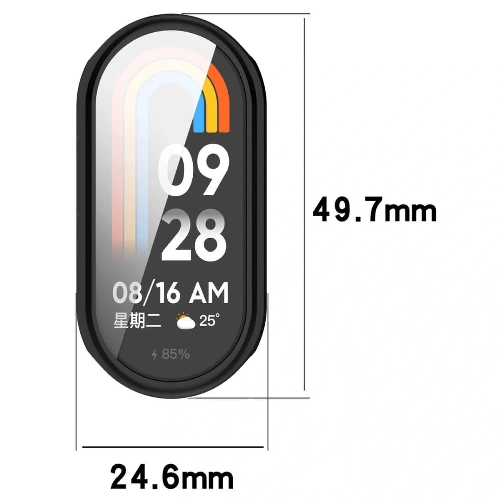 Bizon Case Watch Felipe Xiaomi Smart Band 10 black - 2