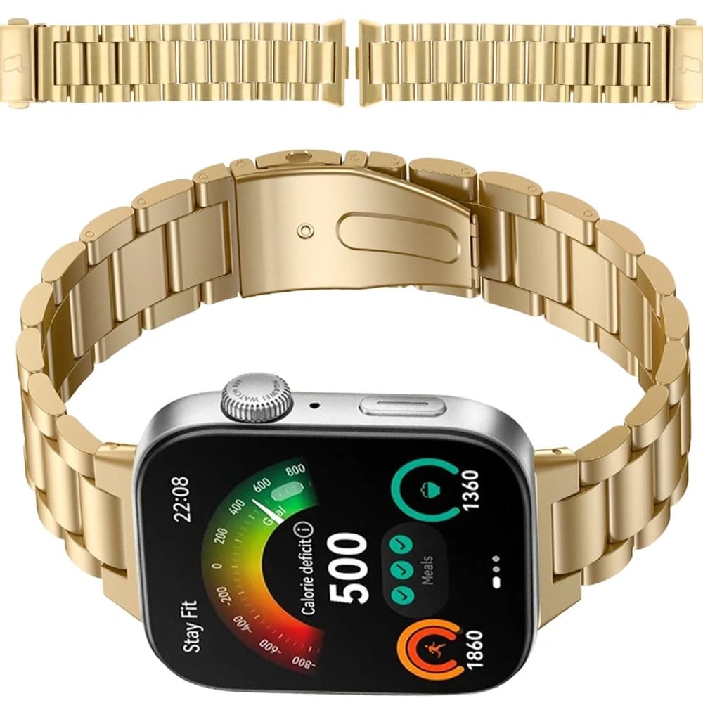 Bizon Strap Watch Aura Huawei Watch Fit 4 Pro / Fit 4 / Fit 3 gold - 1