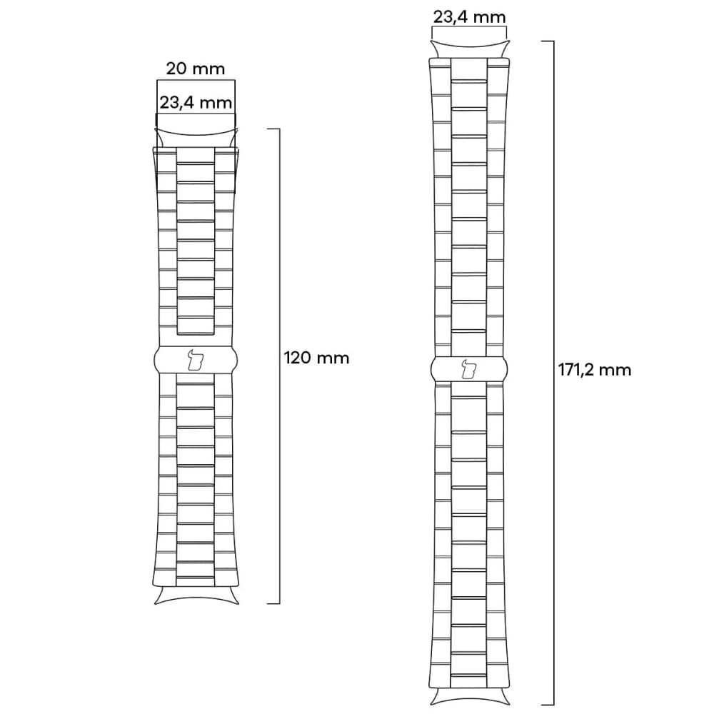 Bizon Strap Watch Aura Huawei Watch Fit 4 Pro / Fit 4 / Fit 3 gold - 2