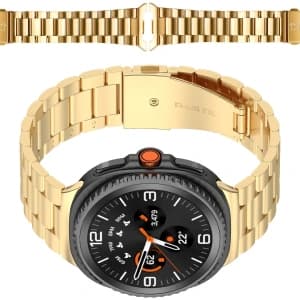 Bizon Strap Watch Aura Samsung Galaxy Watch 8 40mm / 44mm / 8 Classic 46mm gold