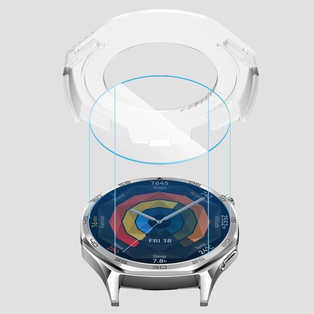 Tech-Protect Easy Set+ Huawei Watch GT 5 46mm Klar [2 PACK] - 4