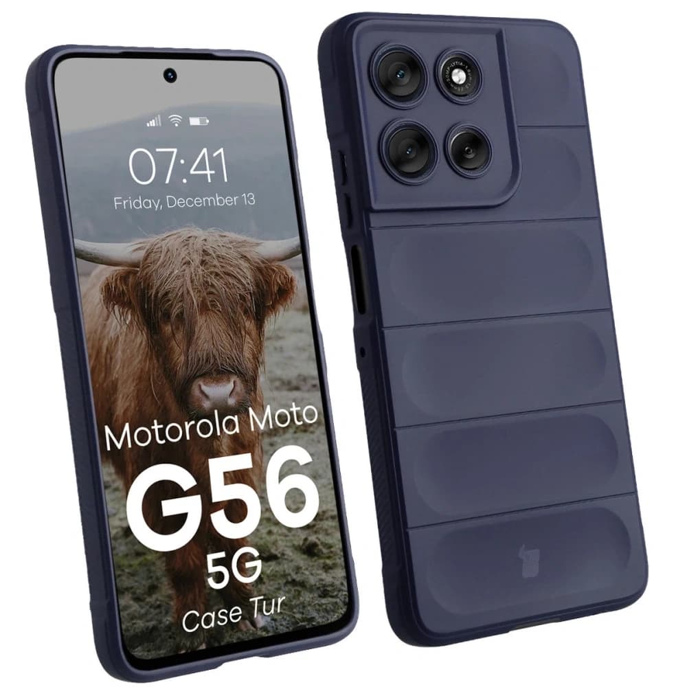 Bizon Case Tur Motorola Moto G56 5G navy blue - 1
