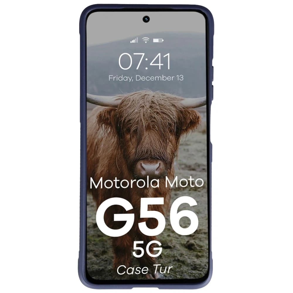 Bizon Case Tur Motorola Moto G56 5G navy blue - 5