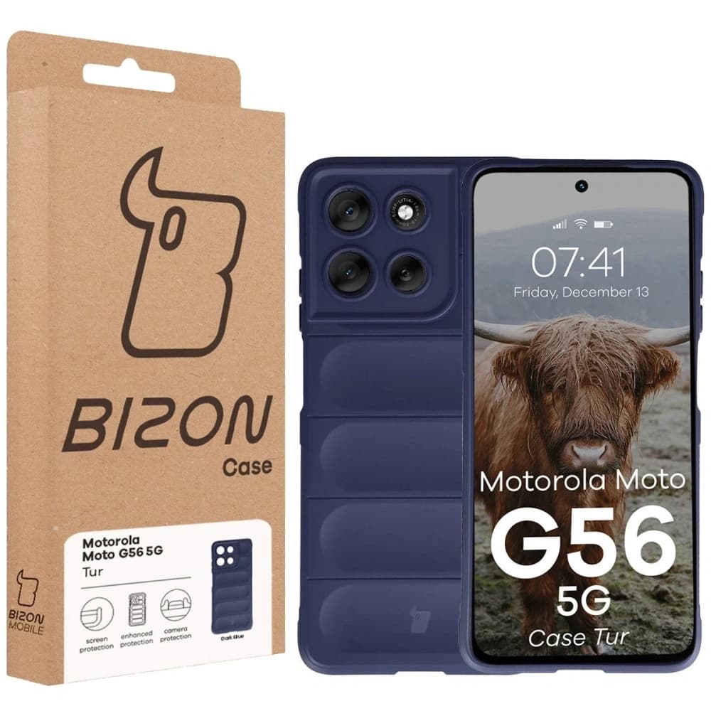 Bizon Case Tur Motorola Moto G56 5G navy blue - 8