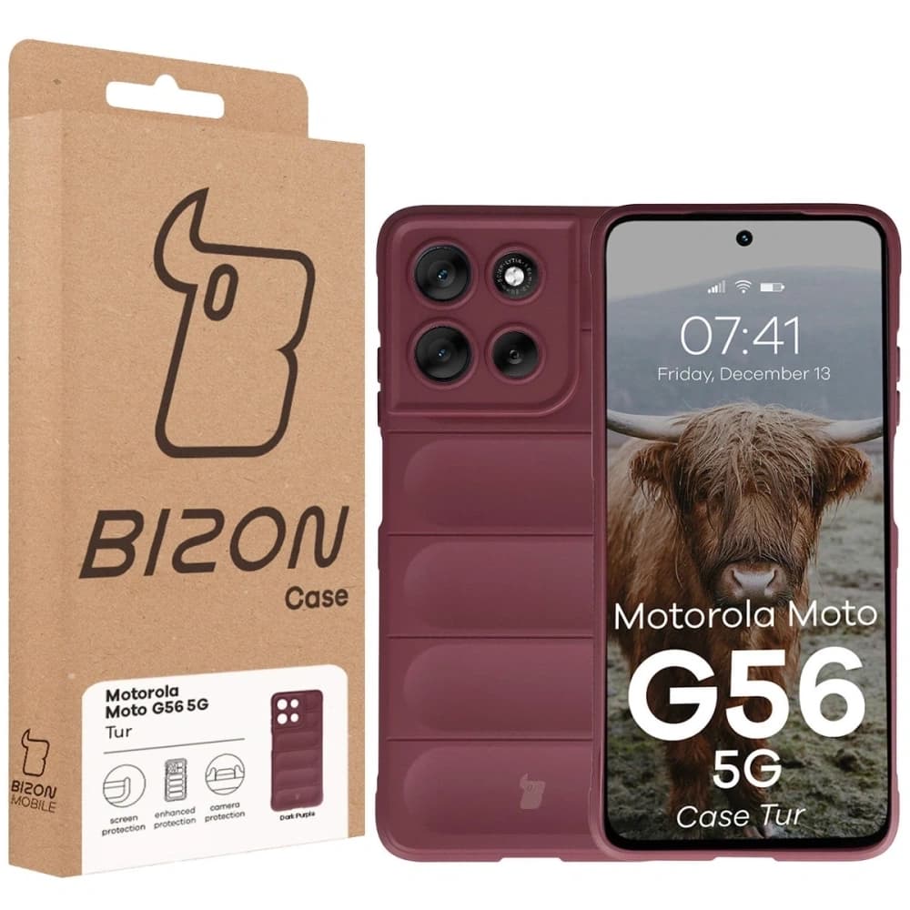 Bizon Case Tur Motorola Moto G56 5G burgunderrot - 8