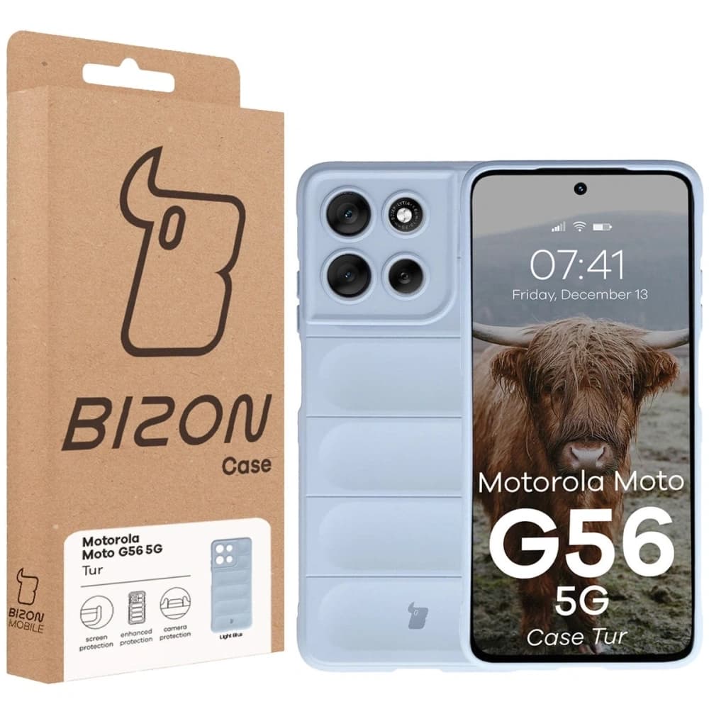 Bizon Case Tur Motorola Moto G56 5G light blue - 8