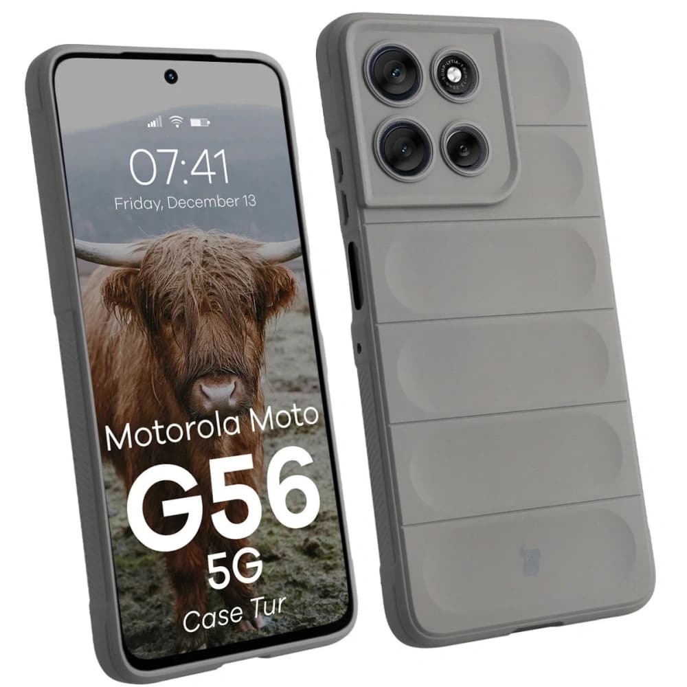 Bizon Case Tur Motorola Moto G56 5G light grey - 1