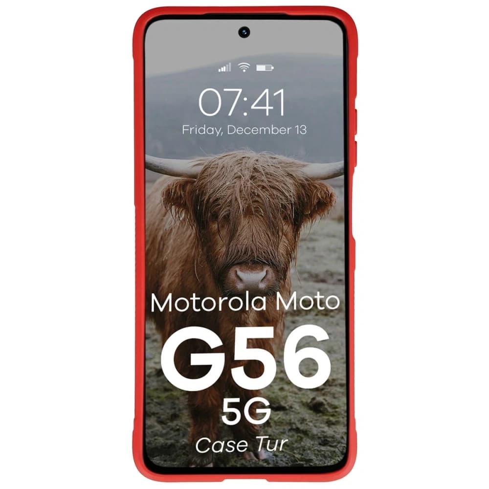 Bizon Case Tur Motorola Moto G56 5G rot - 5