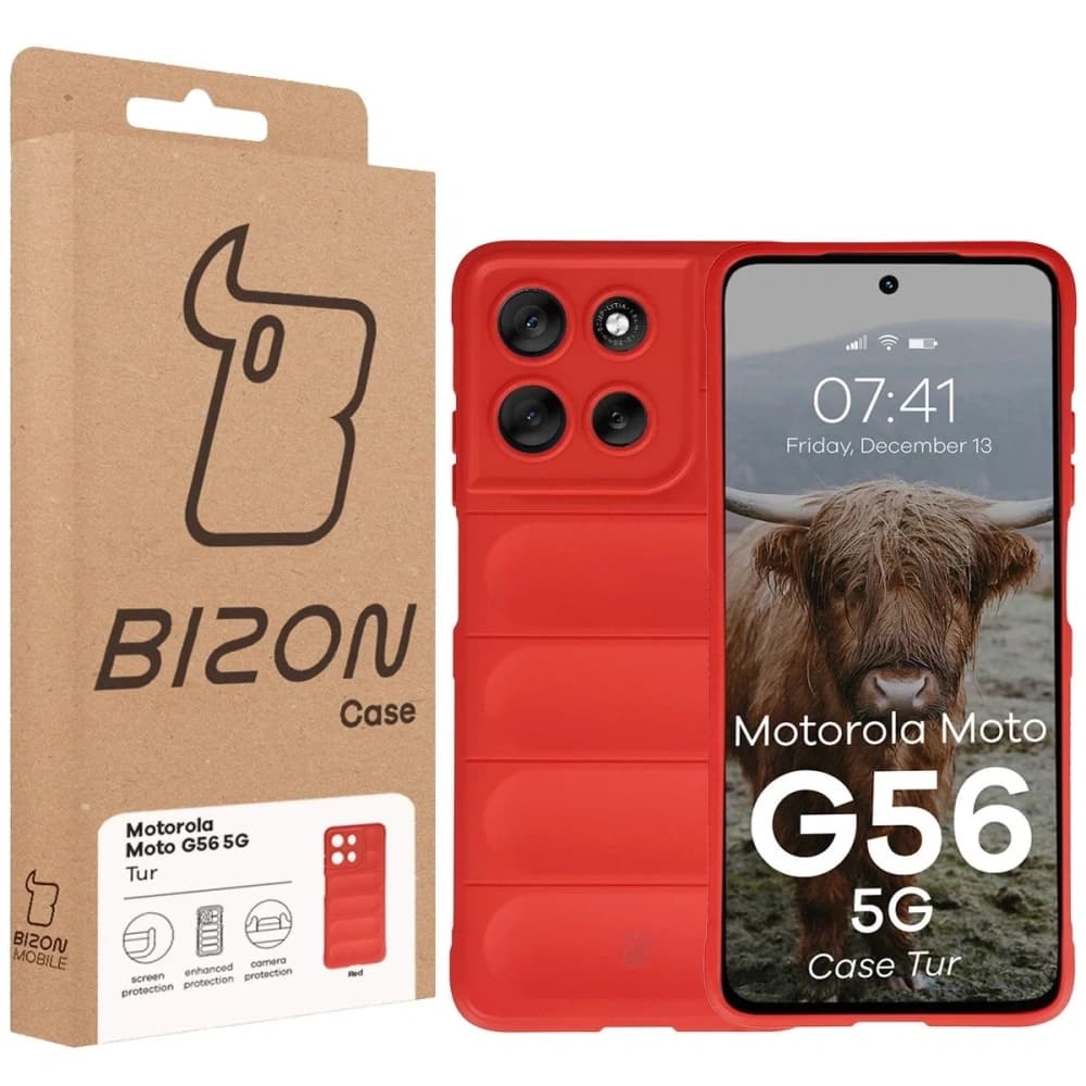 Bizon Case Tur Motorola Moto G56 5G rot - 8