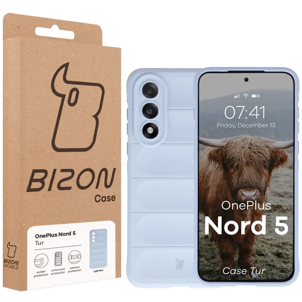 Bizon Case Tur OnePlus Nord 5 light blue - 8
