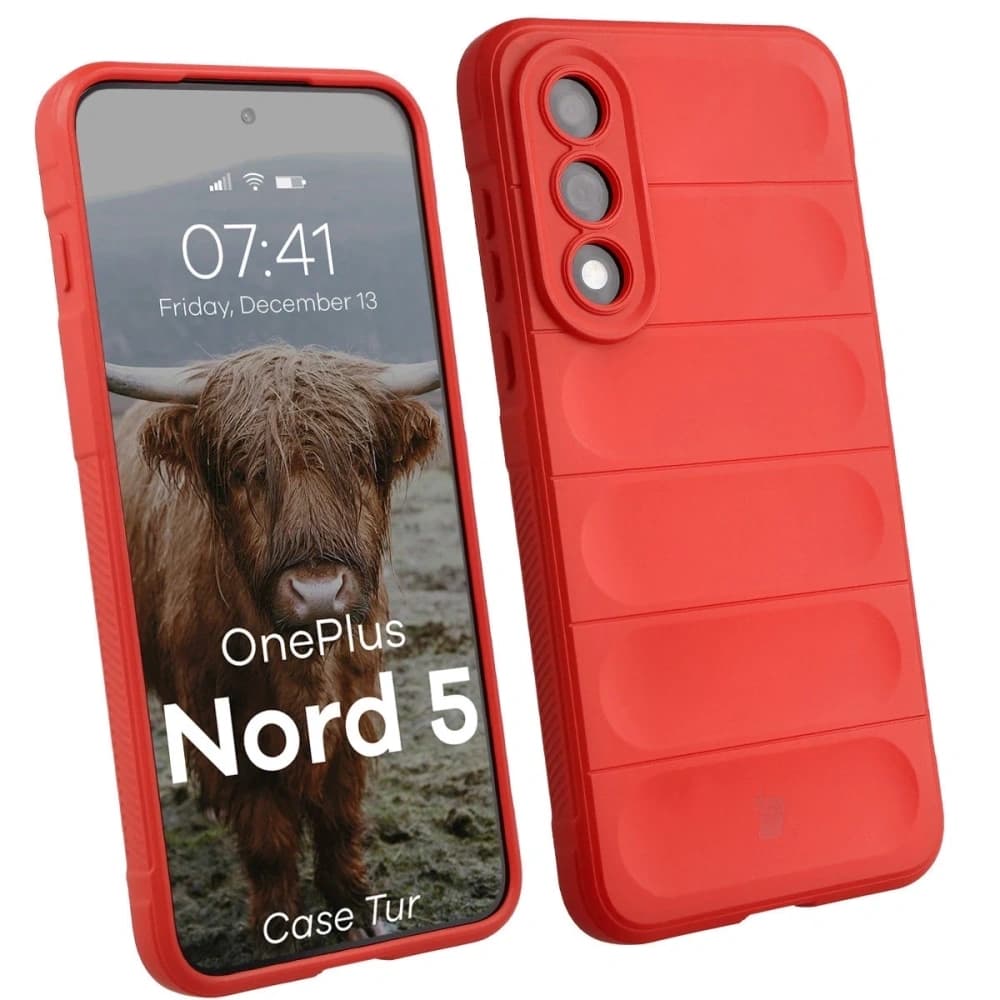Bizon Case Tur OnePlus Nord 5 rot - 1