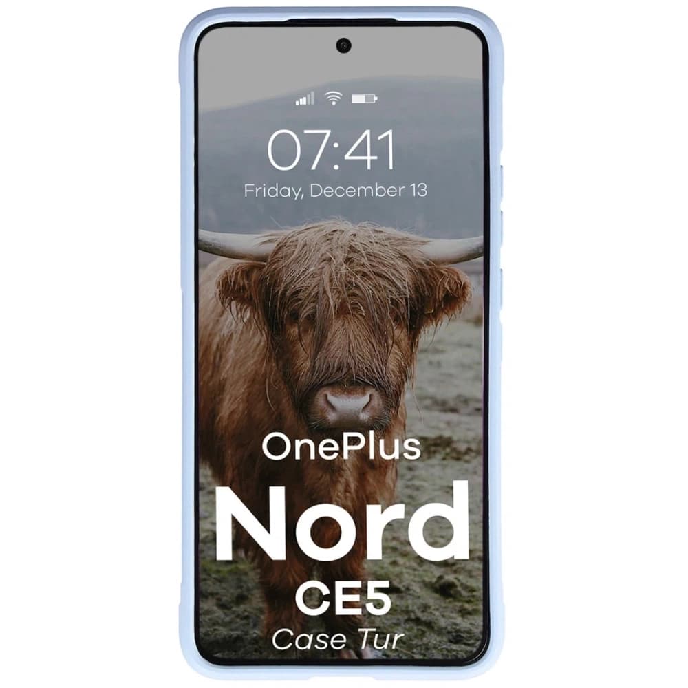 Bizon Case Tur OnePlus Nord CE5 5G light blue - 5