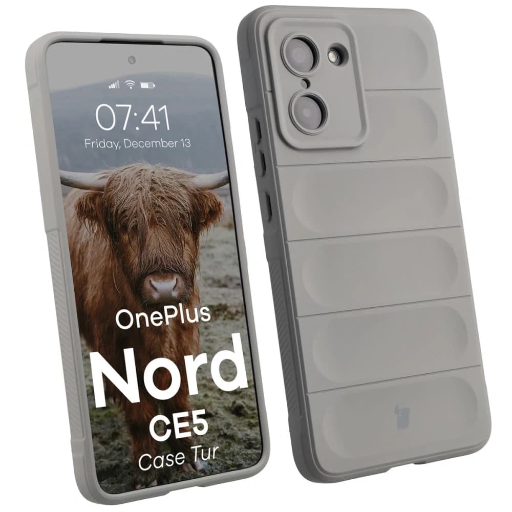Bizon Case Tur OnePlus Nord CE5 5G hellgrau - 1