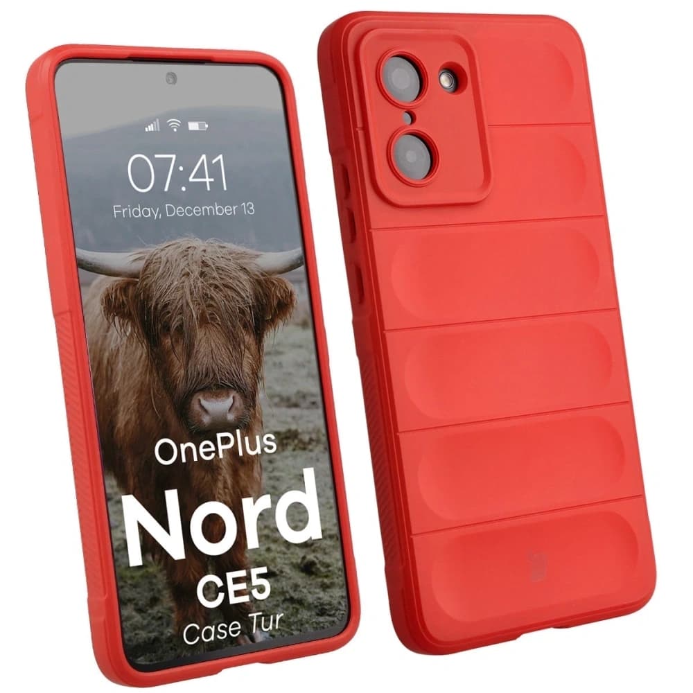 Bizon Case Tur OnePlus Nord CE5 5G red - 1