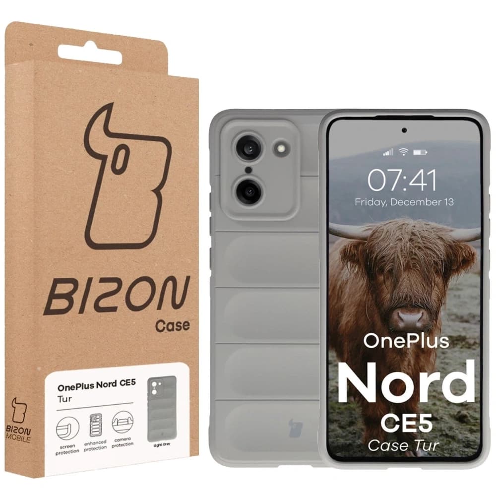 Bizon Case Tur OnePlus Nord CE5 5G hellgrau - 8