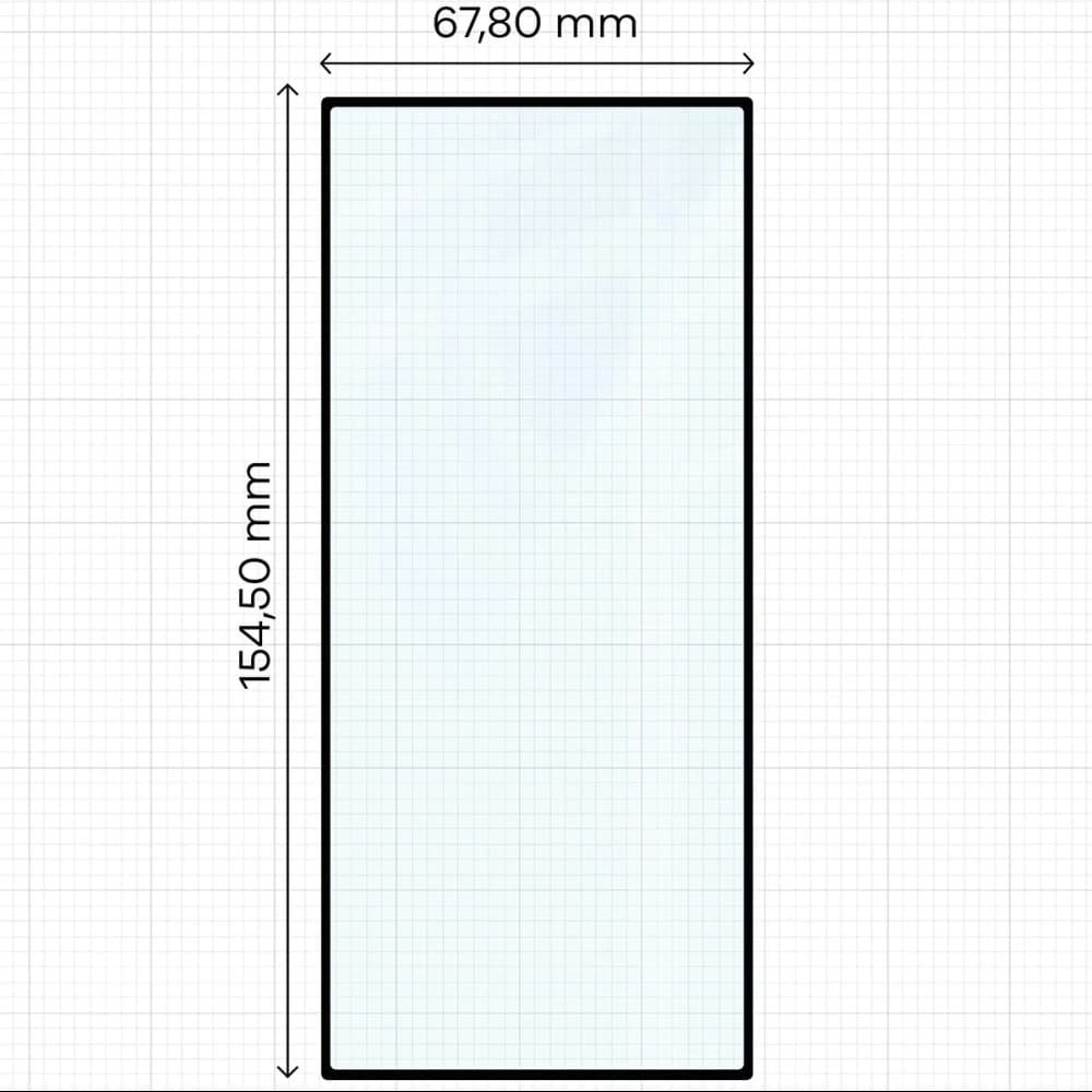 Bizon Glass Edge 2 Samsung Galaxy Z Fold7 schwarzer Rahmen - 2
