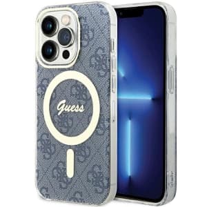 [CR] Guess GUHMP15XH4STB Apple iPhone 15 Pro Max hardcase IML 4G MagSafe blue