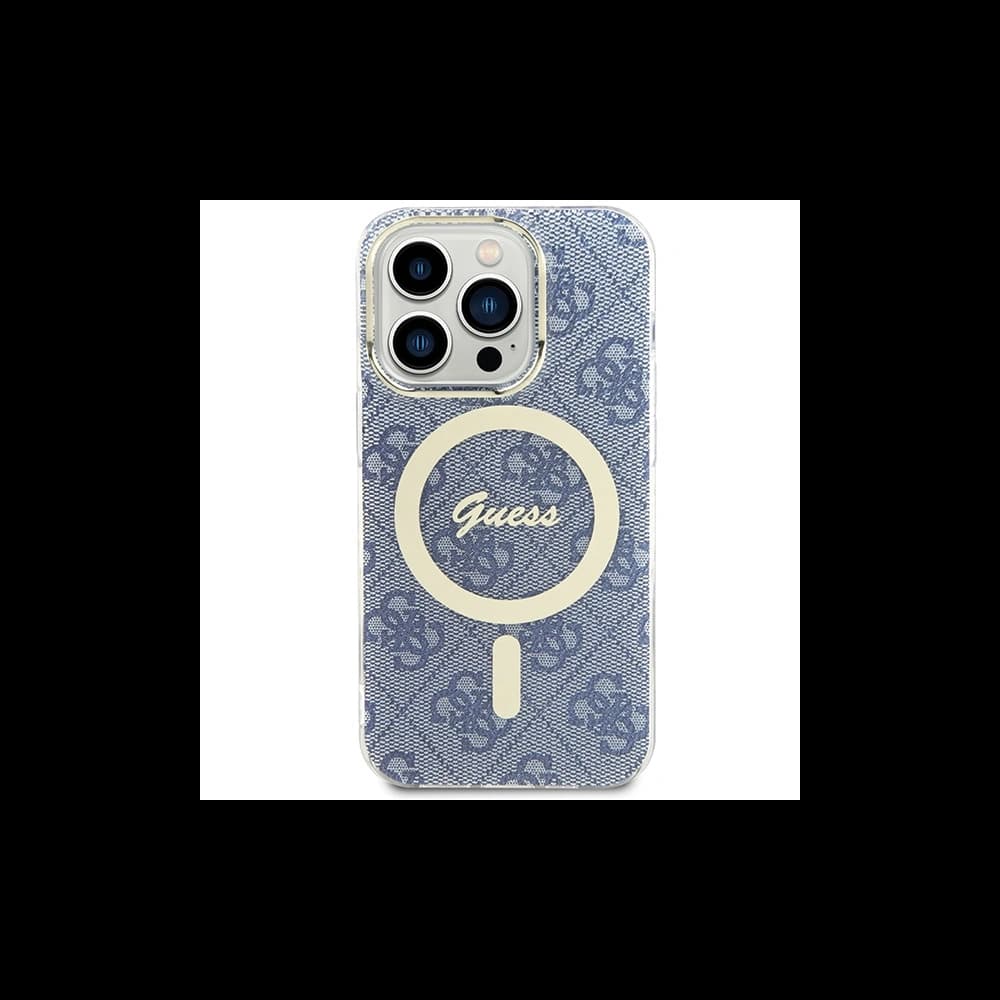 [CR] Guess GUHMP15XH4STB Apple iPhone 15 Pro Max hardcase IML 4G MagSafe blue - 3