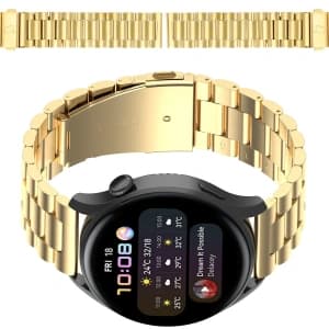 Bizon Armbanduhr Aura QuickRelease 20mm Gold