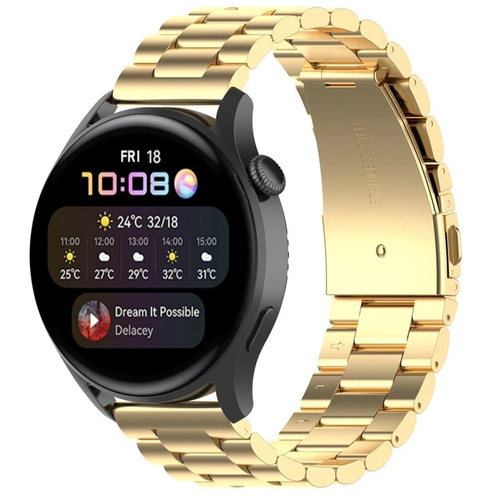 Bizon Strap Watch Aura QuickRelease 20mm gold - 4