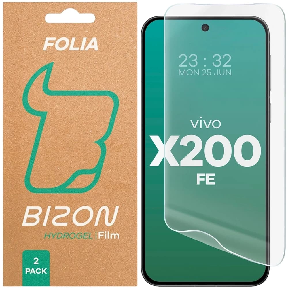 Bizon Glass Hydrogel Front Duo Vivo X200 FE [2 PACK] - 1