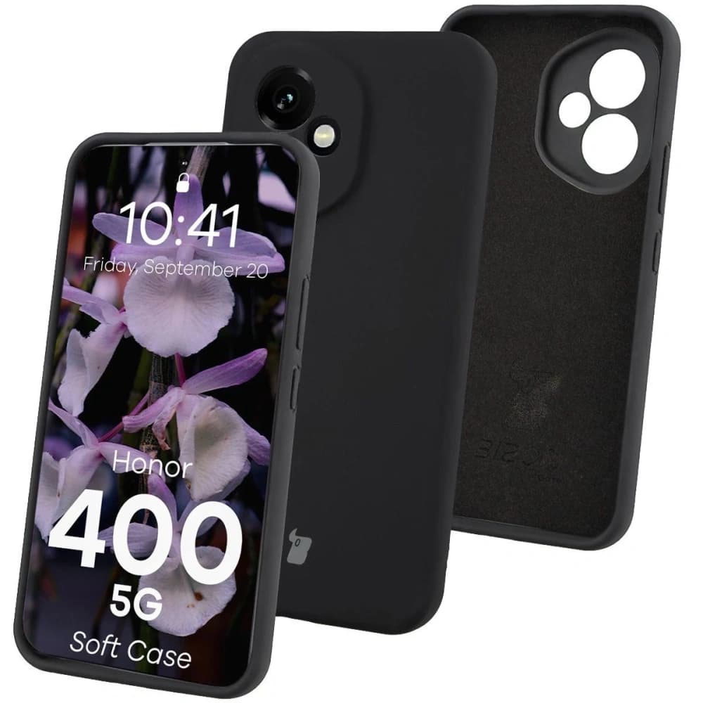 Bizon Soft Case Honor 400 black - 1