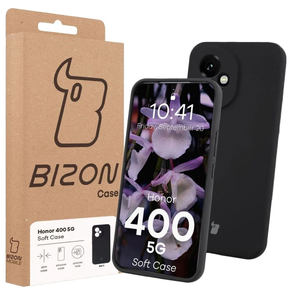 Bizon Soft Case Honor 400 black - 7