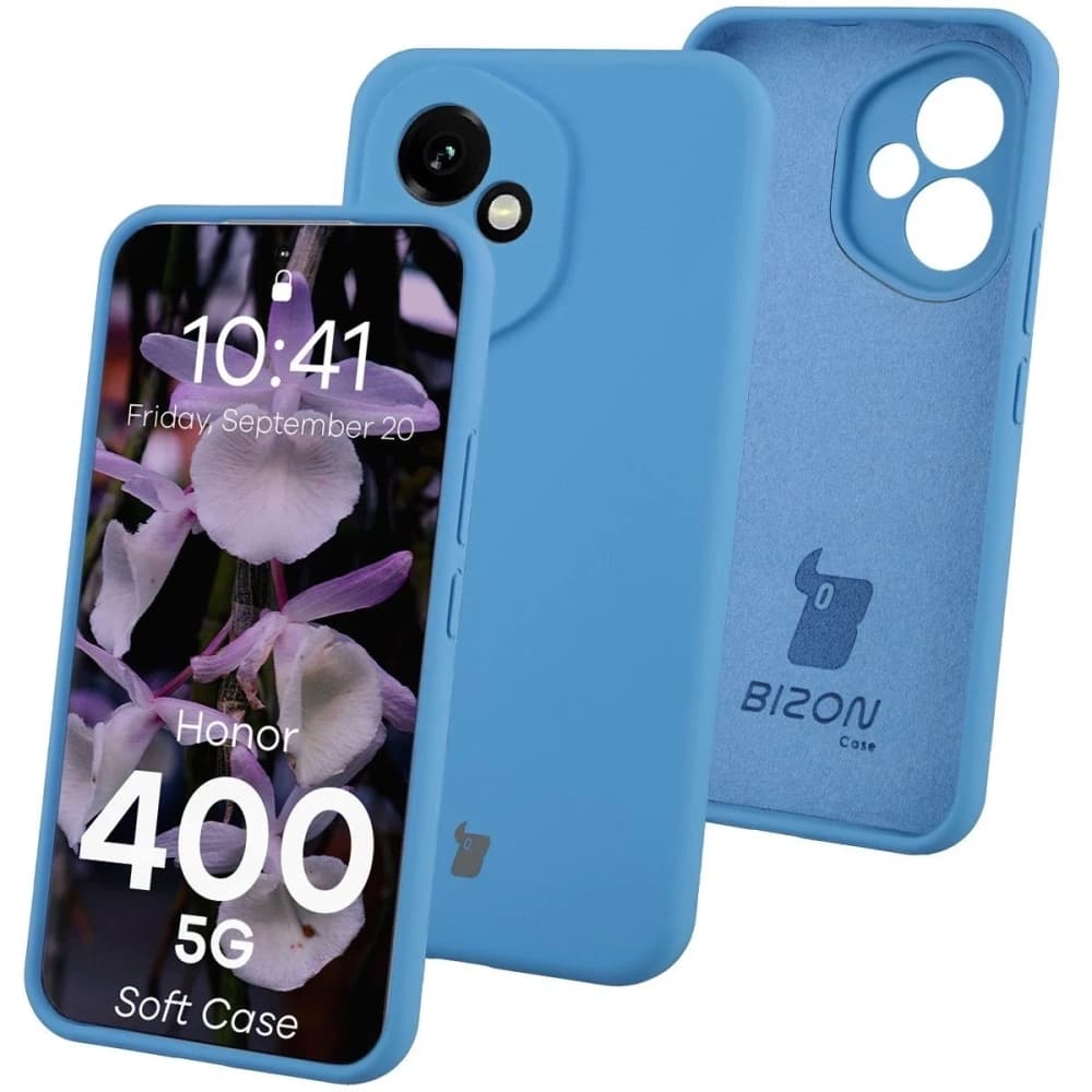Bizon Soft Case Honor 400 blue - 1