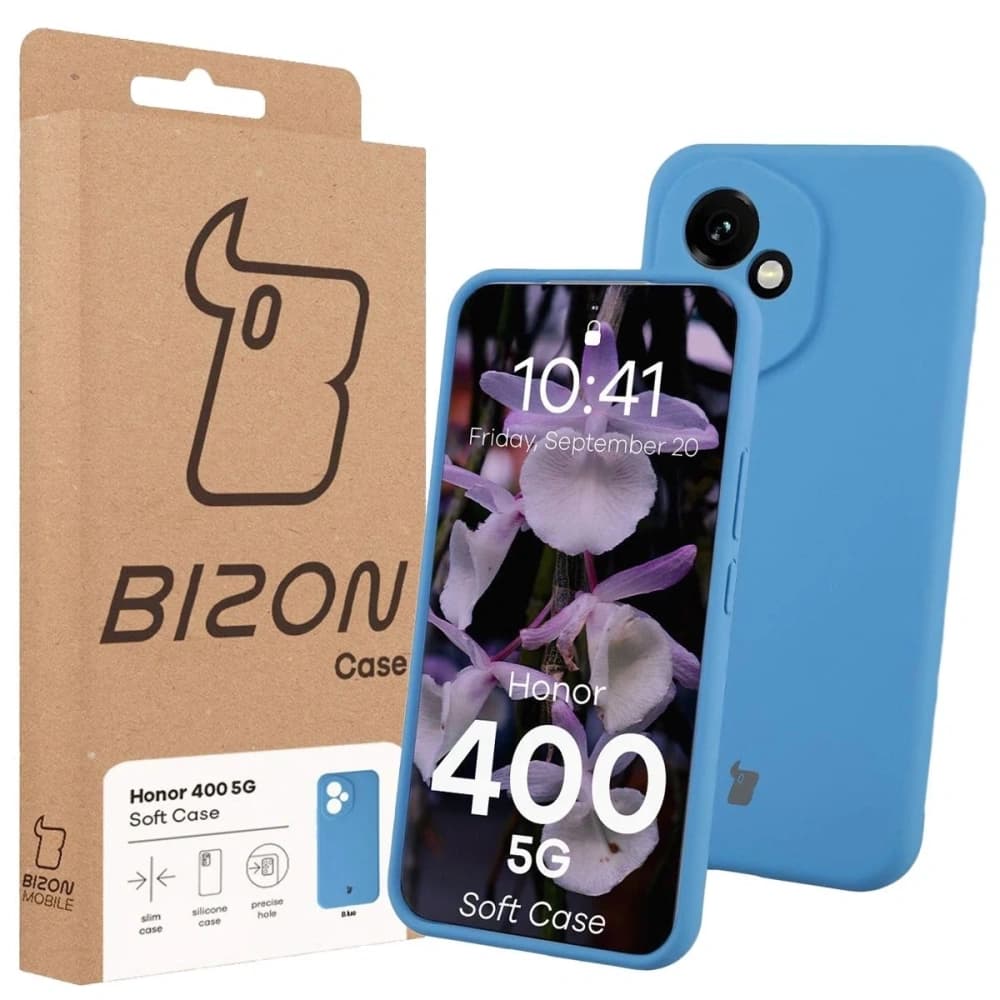 Bizon Soft Case Honor 400 blue - 7