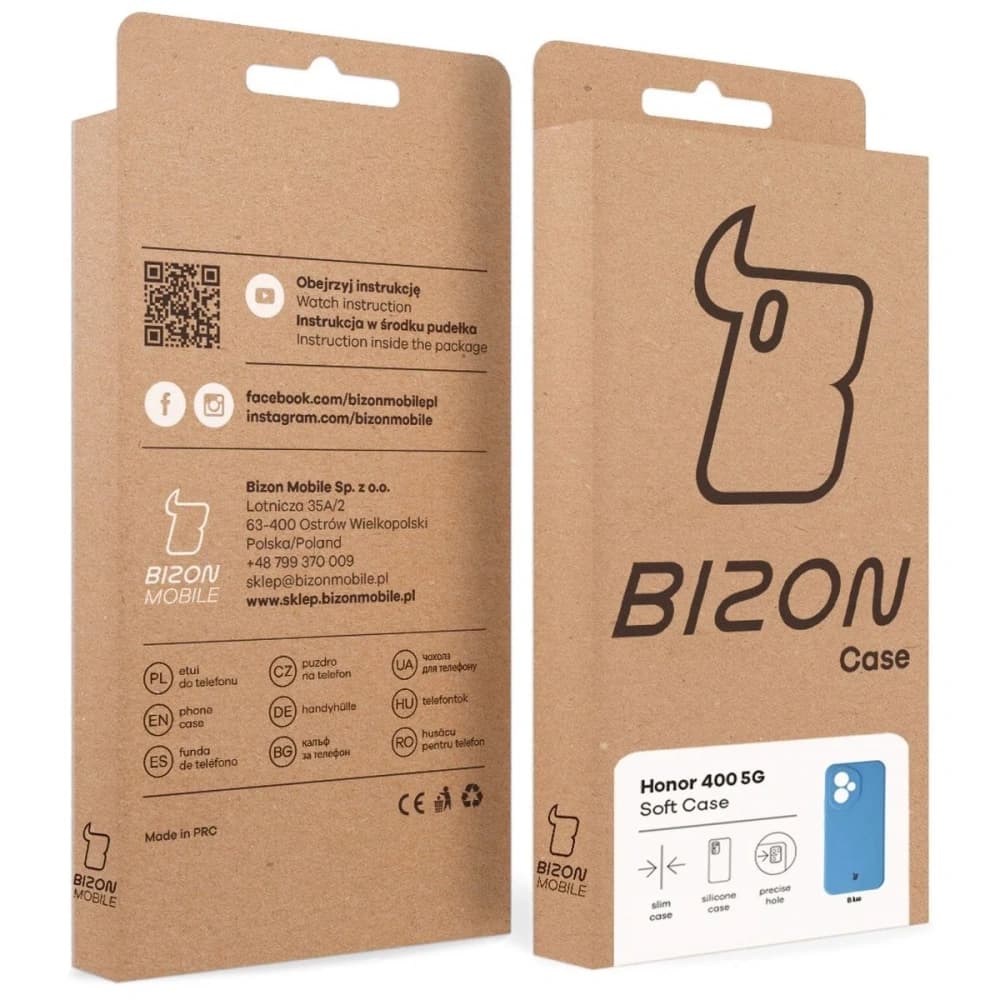 Bizon Soft Case Honor 400 blue - 8