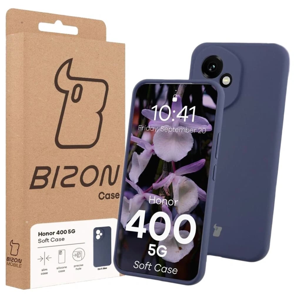 Bizon Soft Case Honor 400 dark blue - 7
