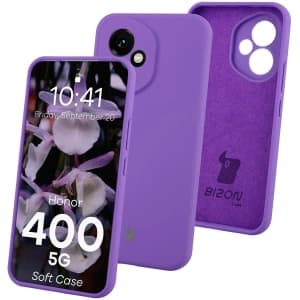 Bizon Soft Case Honor 400 purple