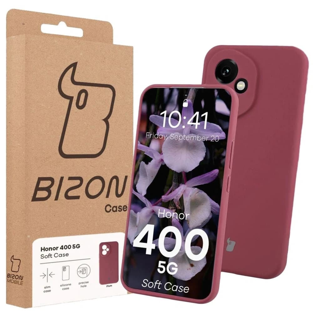 Bizon Soft Case Honor 400 dark purple - 7