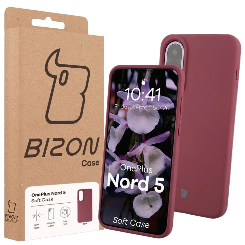 Bizon Soft Case OnePlus Nord 5 dark purple - 7