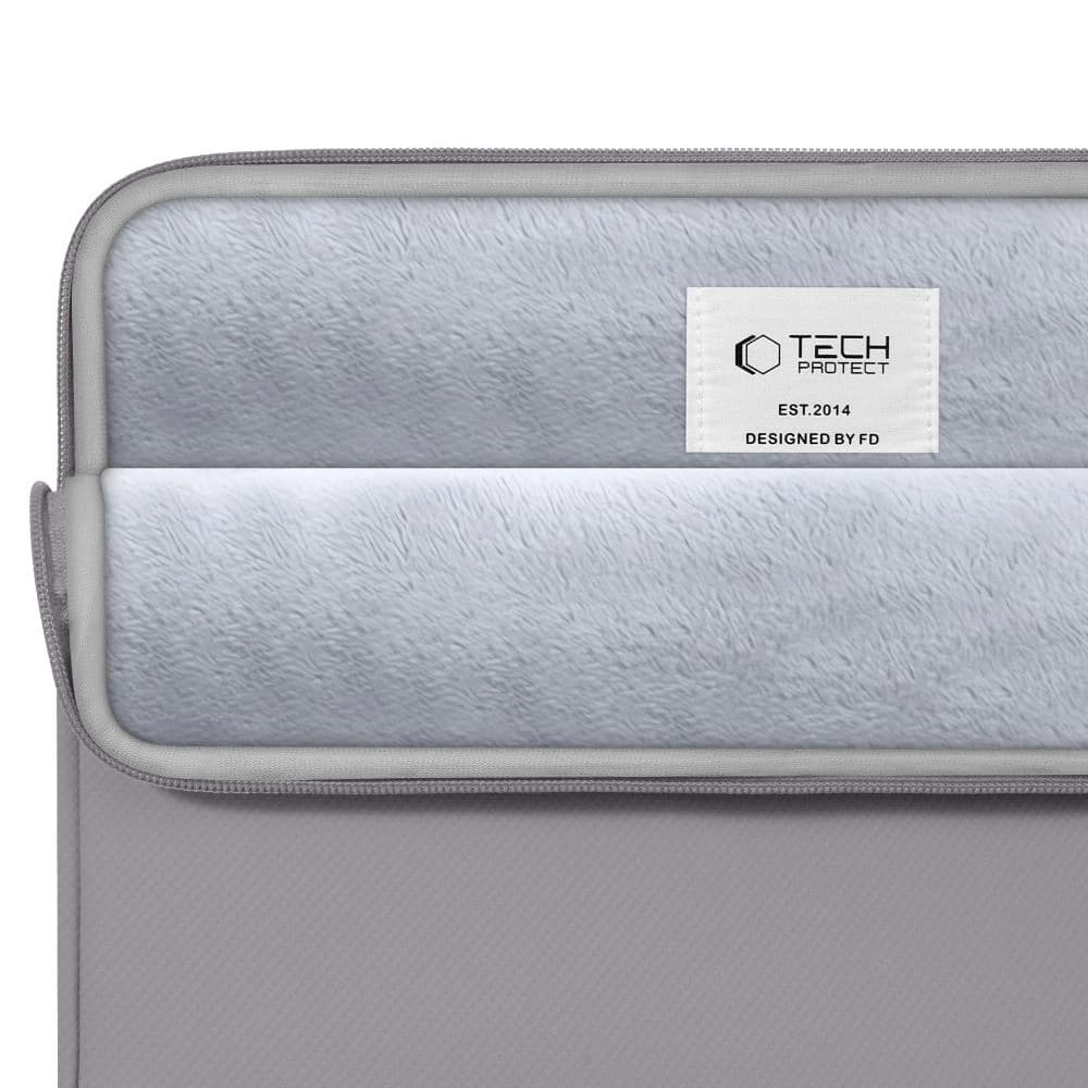 Tech-Protect Sleeve Laptop 15-16 Crayon Grey - 6