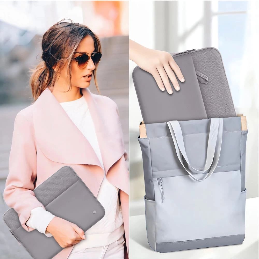 Tech-Protect Sleeve Laptop 15-16 Crayon Grey - 13