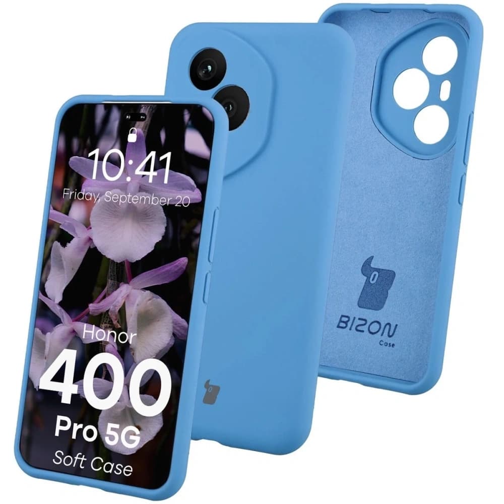 Bizon Soft Case Honor 400 Pro blau - 1