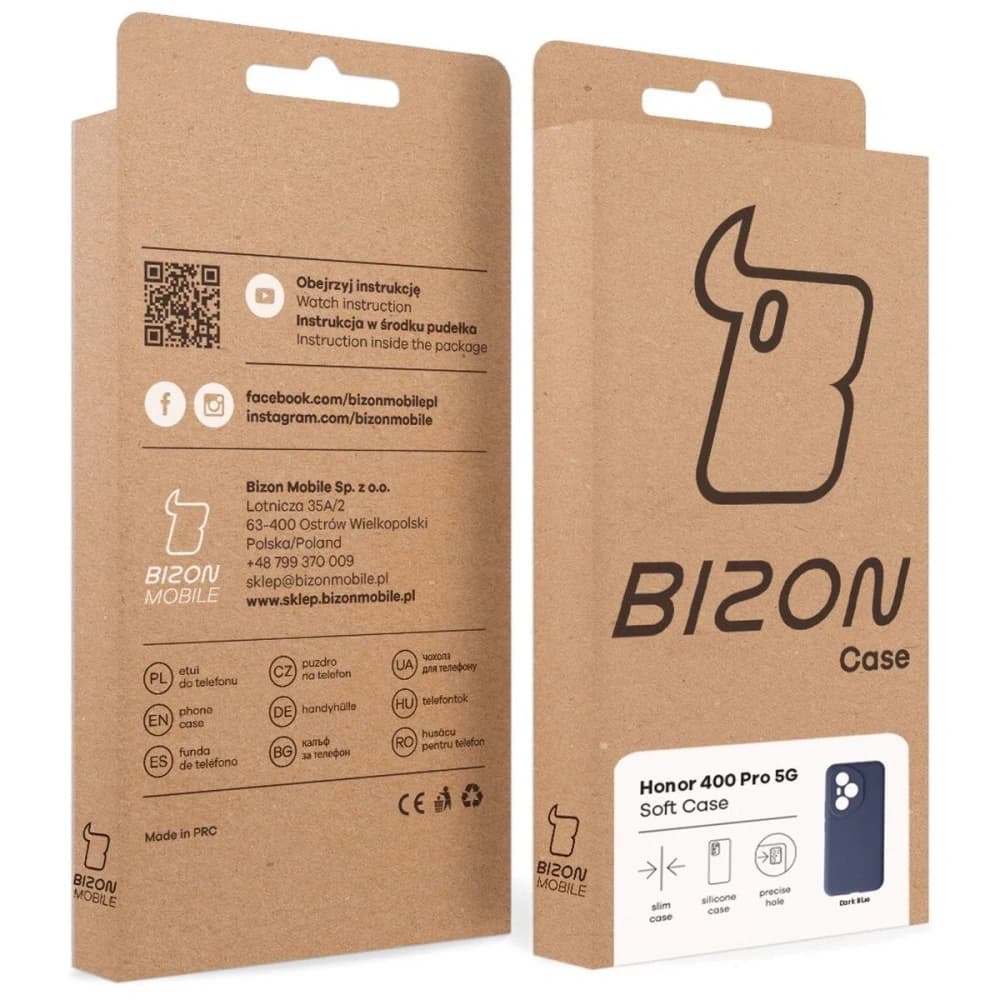 Bizon Soft Case Honor 400 Pro dunkelblau - 8