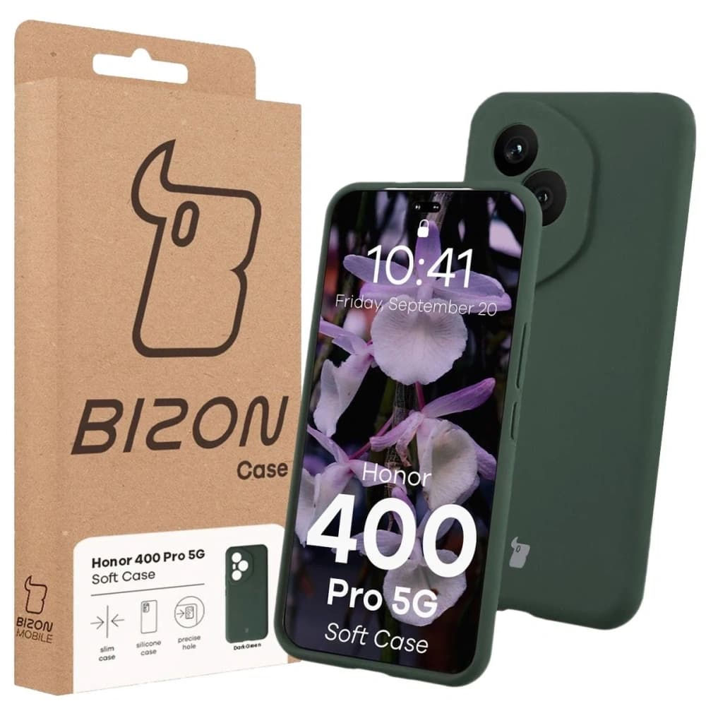 Bizon Soft Case Honor 400 Pro dunkelgrün - 7