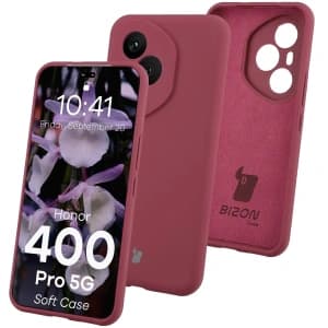Bizon Soft Case Honor 400 Pro dunkel lila