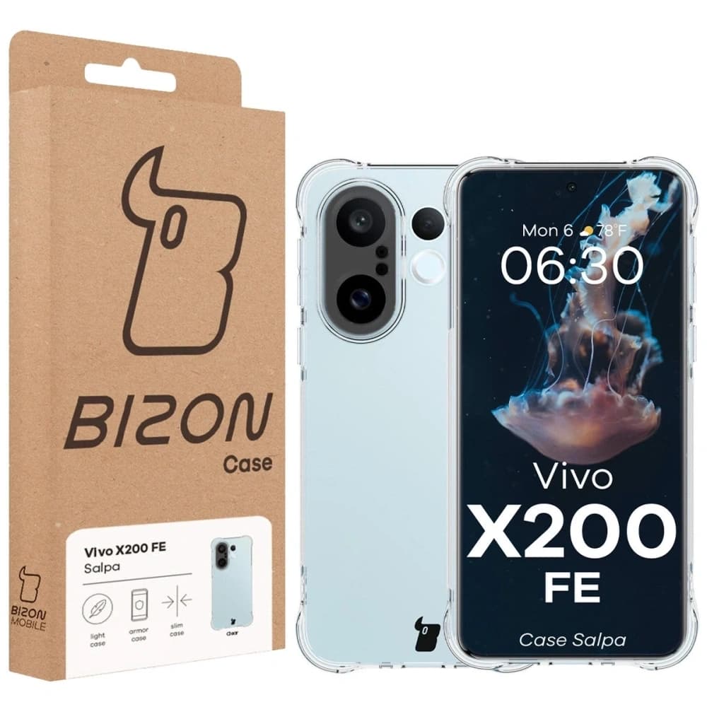 Bizon Case Salpa Vivo X200 FE klar - 7