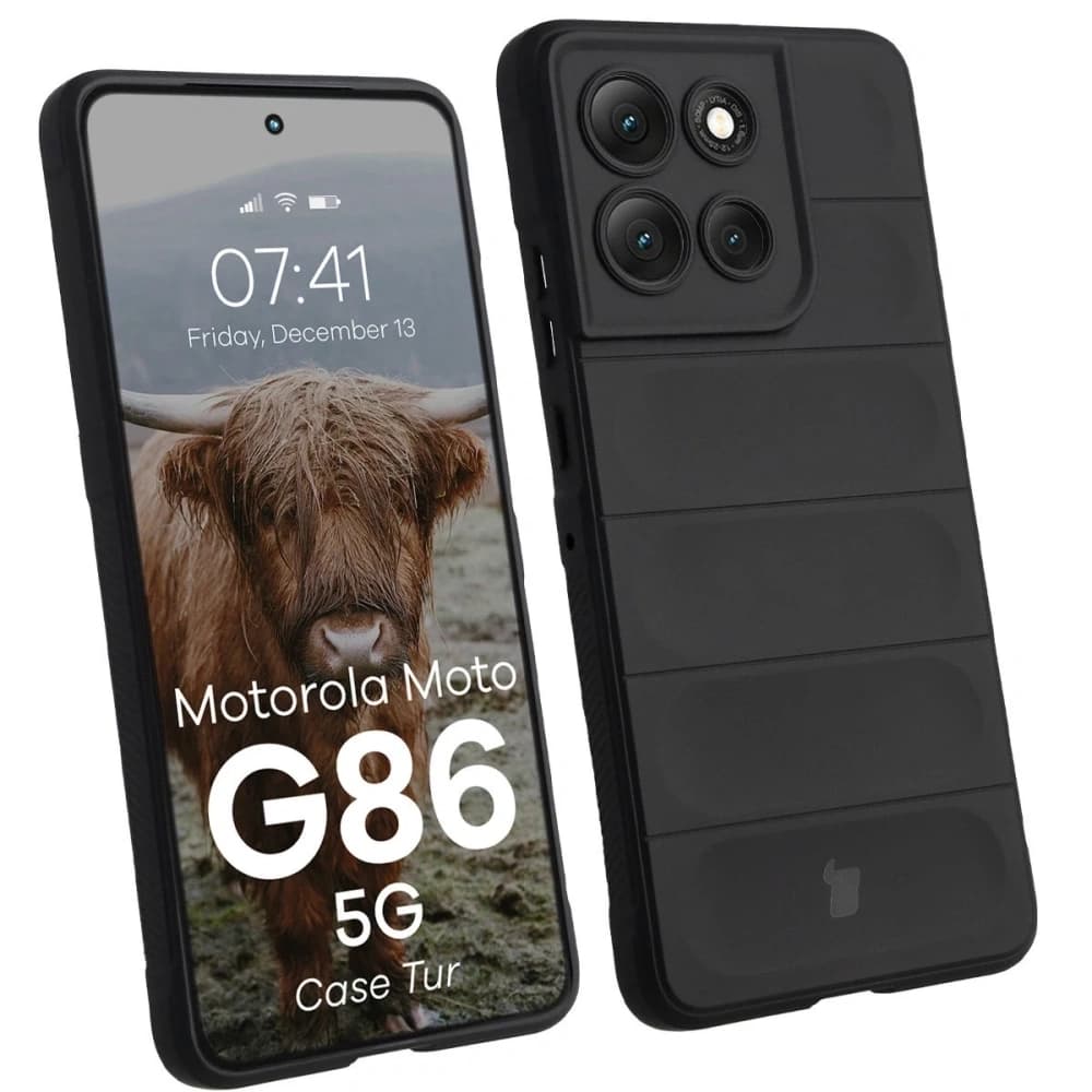 Bizon Case Tur Motorola Moto G86 5G black - 1