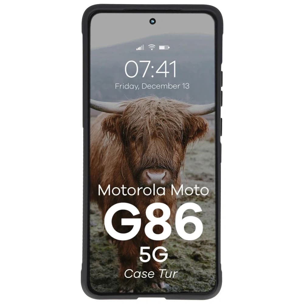Bizon Case Tur Motorola Moto G86 5G black - 5